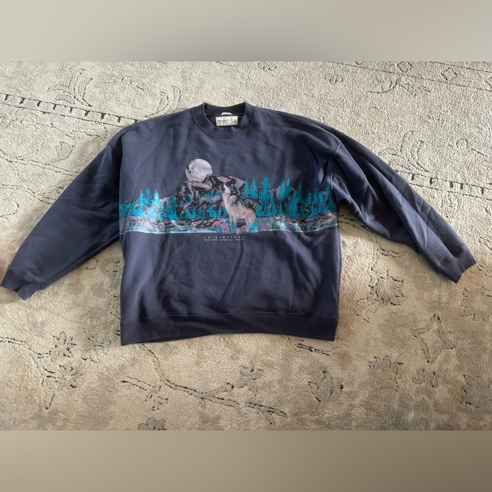 Abercrombie oversized crew neck